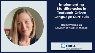 Willis Allen - Implementing Multiliteracies in Textbook-Driven Language Curricula