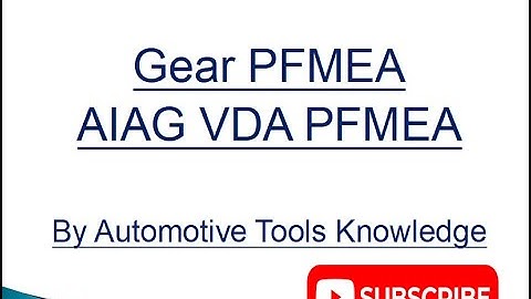 AIAG VDA PFMEA - Example in Hindi