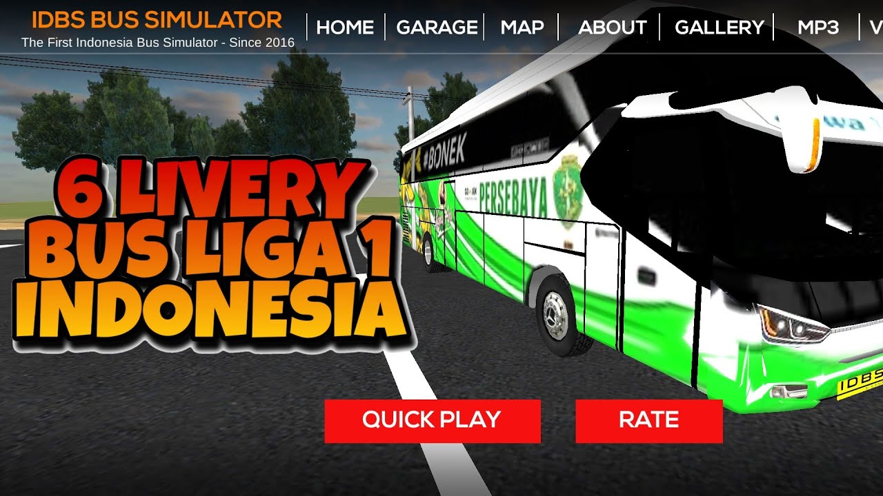 #6 Livery bus Liga 1 || IDBS Simulator indonesia - YouTube