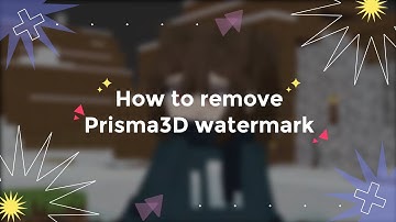 How to remove prisma3d watermark - #prisma3dtutorial