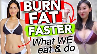 The best way to lose stubborn fat forever | Our meals, workouts, tips carnivore keto diet ft. RINA