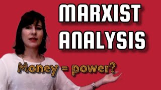 Marxist literary analysis applied to Crime and Punishment.