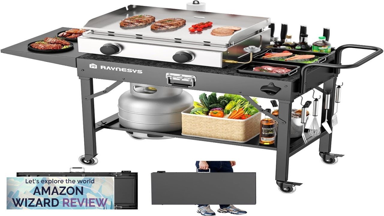 Griddle Accessories Universal Folding Grill Table Sturdy Stand