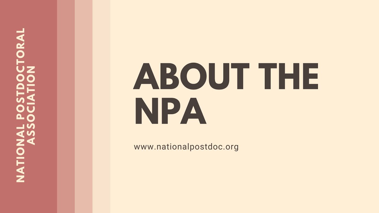 Join the NPA