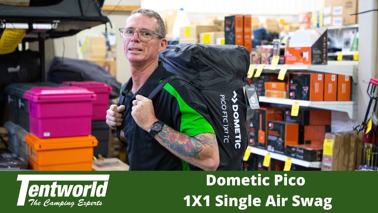 Dometic Pico 1x1 Single Air Swag - Awesome new Swag Tech! - YouTube