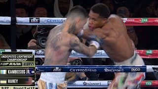 Every Jab Devin Haney Landed On George Kambosos Jr In The 1st Fight | Rematch Oct 15 ESPN