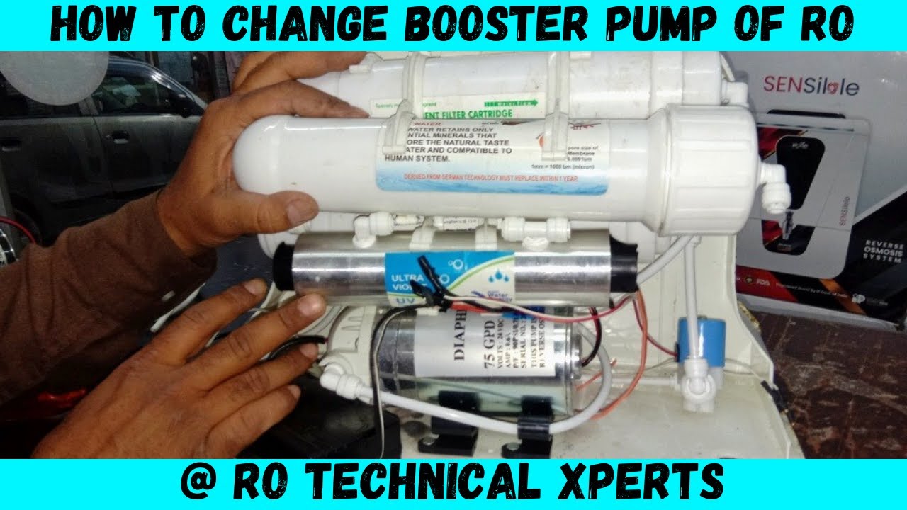How To Change Or Replace Booster Pump Of RO I RO Booster Pump Leaking