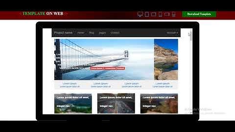 Free Small Company Bootstrap Template | Responsive Website Template