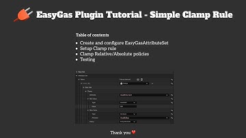 Unreal Engine EasyGas Plugin Clamp Rule