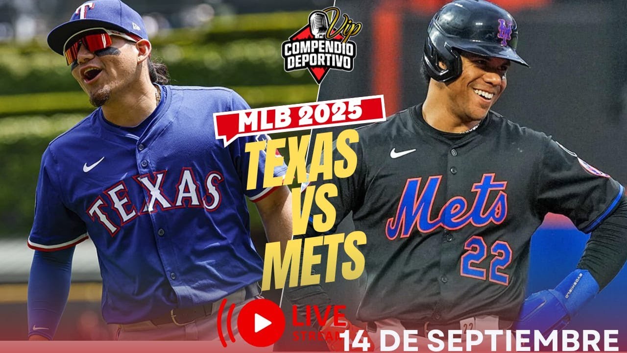 🔴 METS DE NUEVA YORK VS TEXAS RANGERS EN VIVO DOIMNGO 14 SEPTIEMBRE💥
