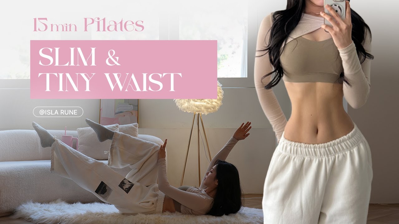 15 Min Slow Burn Pilates: Deep Sculpt for a Slim & Defined Waist 🔥