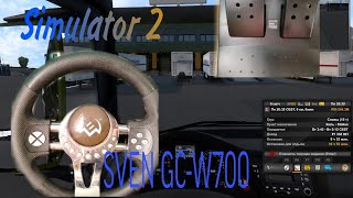 Euro Truck Simulator 2- новый руль первый☝ раз- SVEN GC-W700