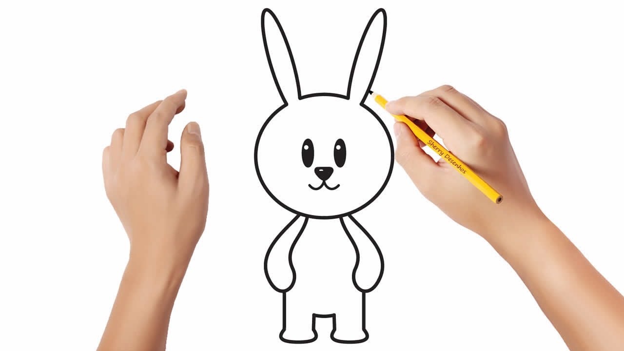 TUTORIAL DE DESENHO🐰 Coelhos em várias poses #artista