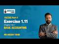 IGCSE Accounting Chapter 1 | Exercise 1.11 Solved | Basic Accounting Explained
