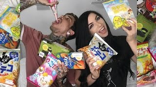 Trying Daiso Japanese Snacks with an Asian! || MCD Wealth