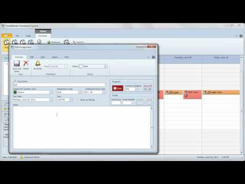 StudyMinder Tutorial 5: Navigating the Scheduler