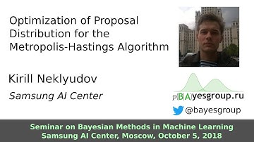 Optimization of Proposal Distribution for the Metropolis-Hastings Algorithm