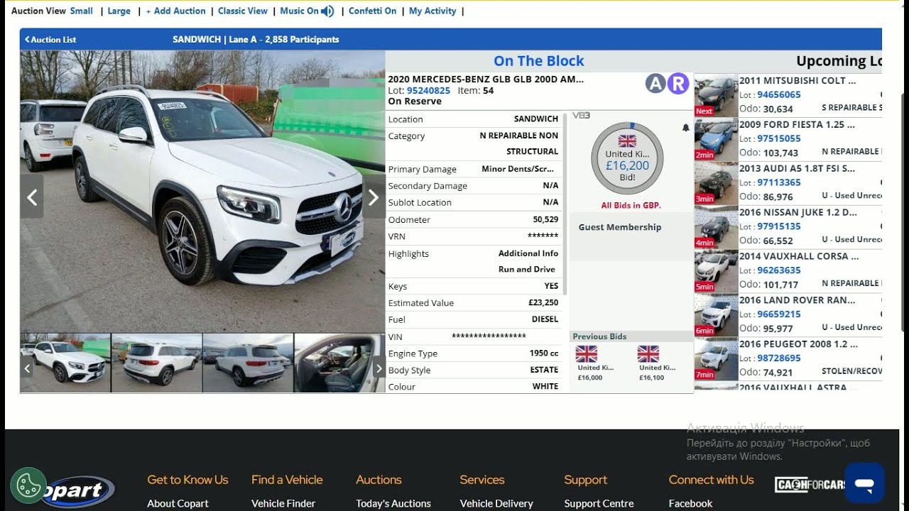 Live Copart Live Copart UK Car Auction | Real Bidding & Final Prices - YouTube