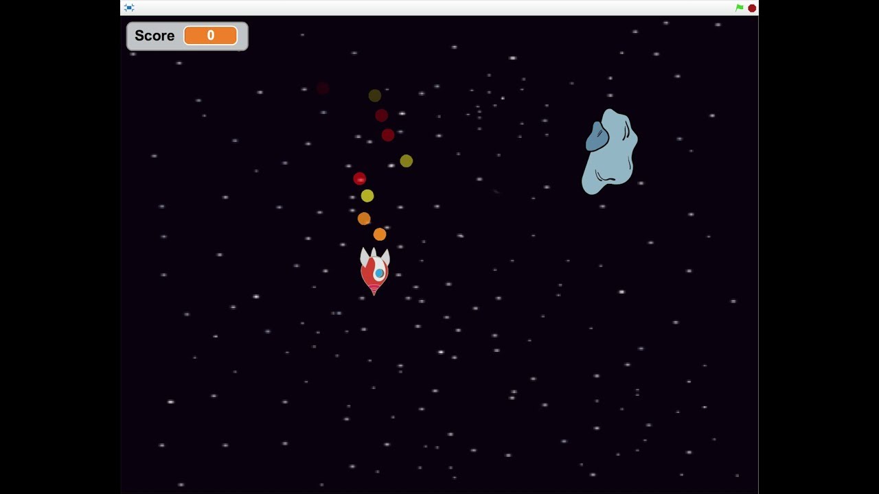 Programming with Scratch: Lesson 7.2: Space Adventures Part 3, Clones!