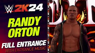 RANDY ORTON WWE 2K24 ENTRANCE - #WWE2K24 RANDY ORTON ENTRANCE