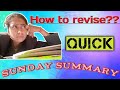 How To Revise | Bricks | Sunday Summary | How To Revise Effectively | (IN HINDI)