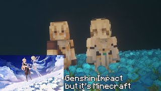 Genshin Impact but it's Minecraft..