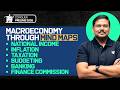 Indian Economy for UPSC 2026: Most Important Topics- Macroeconomics  | One Shot Marathon | Shyam Sir