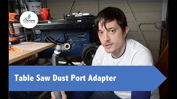 Make Your Own Table Saw Dust Port Adapter