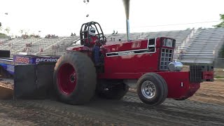 Tractor pulling 2021 Full Pull Productions Hot Farm Tractors in Action At Dunbar