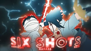 Yeat - Six Shots - Sasuke Vs Danzo - Badass - Amv Edit 