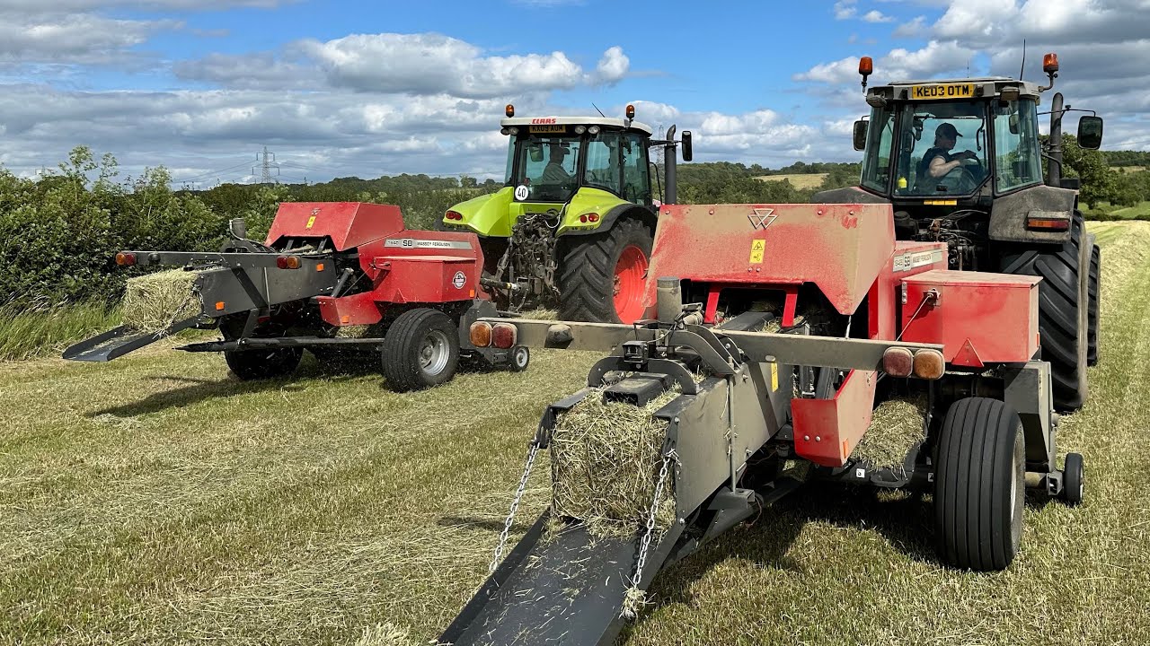 A Day On The 1842S Small Baler!
