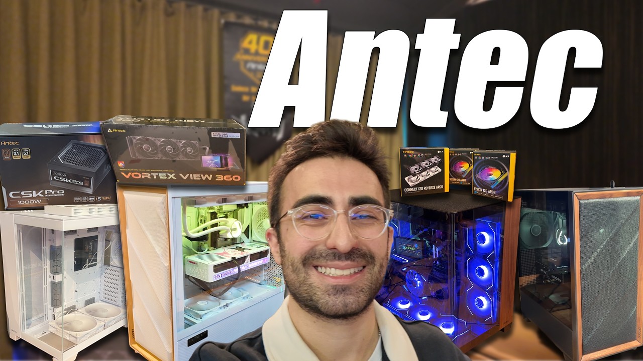 アンテック鏡 Antec, Türkiye'ye Geri Döndü! - Yeni Ürünlerini İnceledik - YouTube