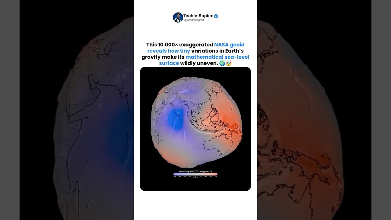 Earth Isn’t a Perfect Sphere 🤯 This Is Its Real Shape