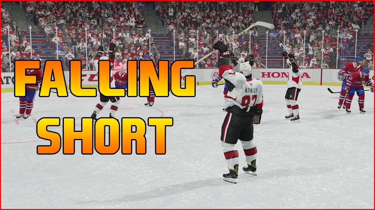 FALLING SHORT - NHL 18 - Bender Be A Pro Ep. 8