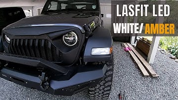 LasFit Jeep Wrangler Turn Signal LED Upgrade White/Amber