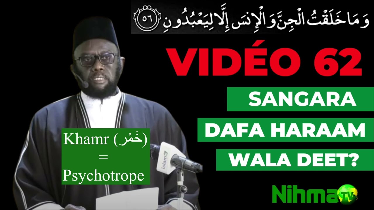 Sangara, yamba ak khètou dr*gue yi, ak bépe khètou carte (parifoot, etc.), ndakh da gno haraam?