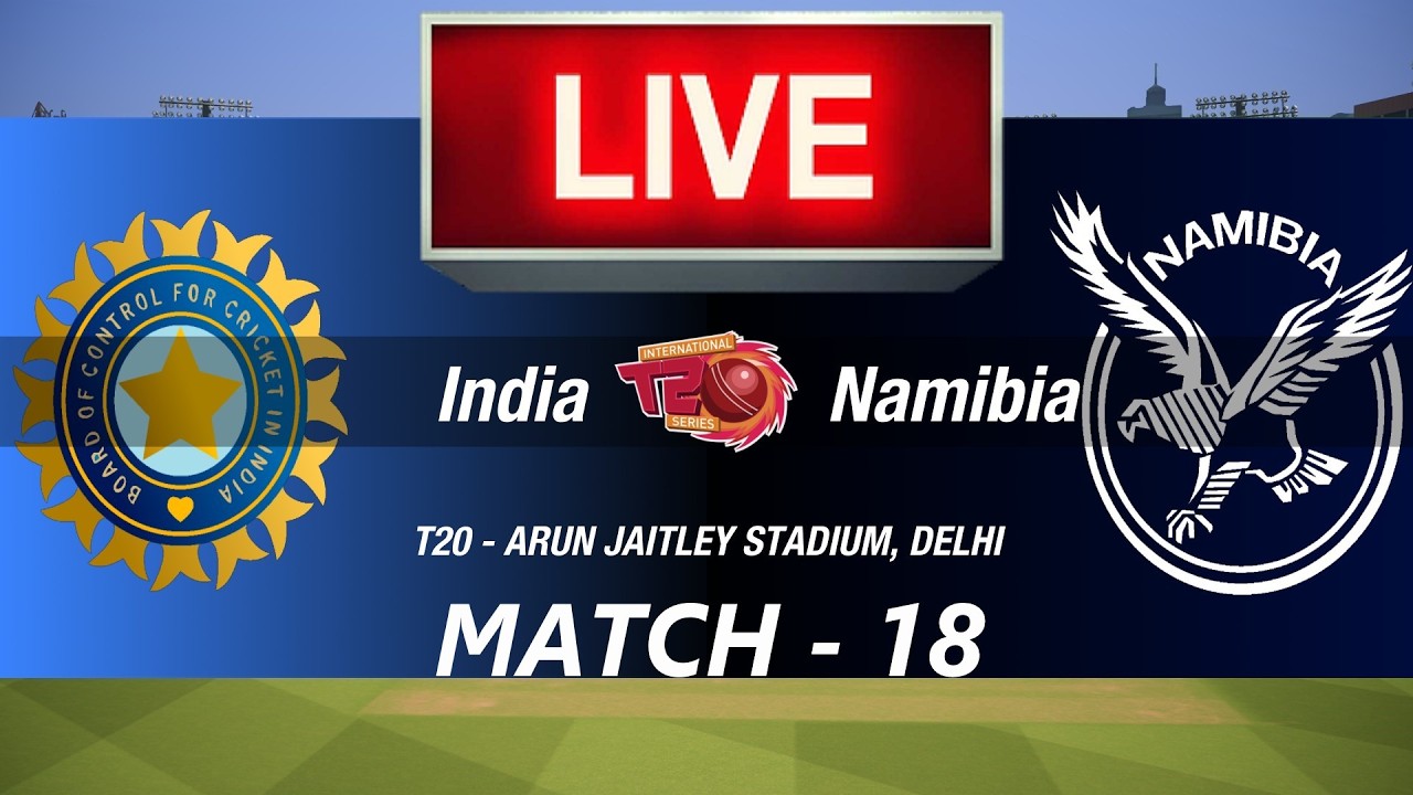 🛑LIVE- INDIA vs NAMIBIA🛑T20 WORLD CUP 2026🛑IND vs NAM🛑CRICKET 26 GAMEPLAY🛑LIVE MATCH STREAMING🏏