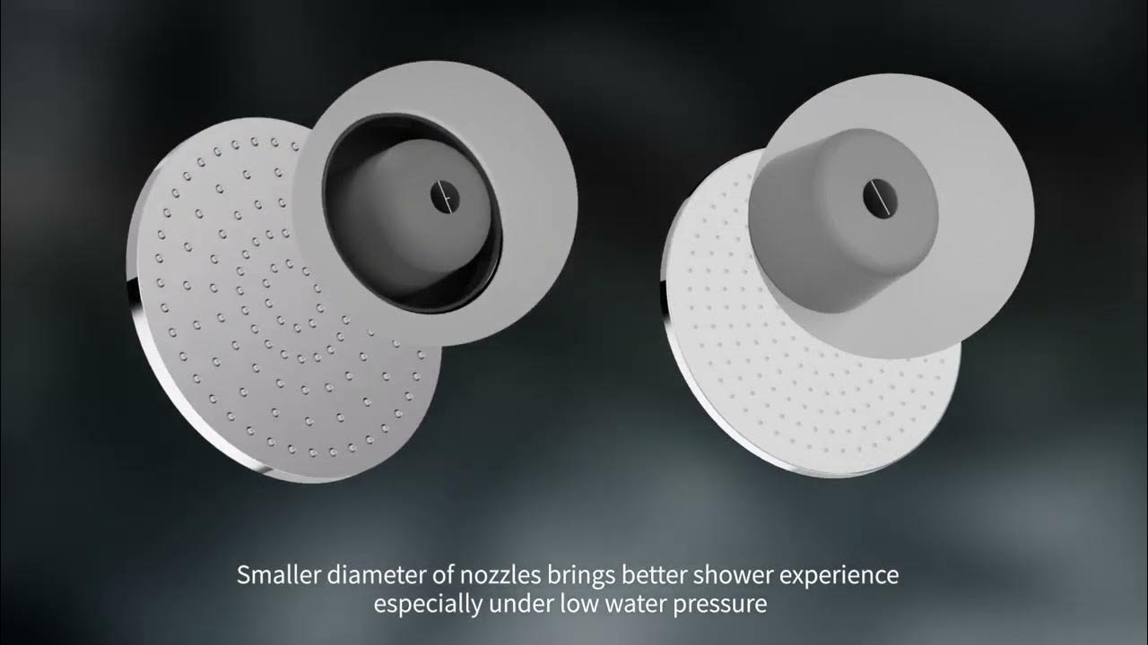 Swirl Density Shower Head Screwfix YouTube