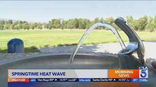 SoCal swelters under extreme heat, gusty winds