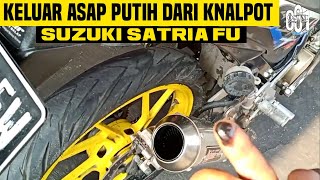 Satria f150 keluar asep Putih || Suara Mesin Kasar