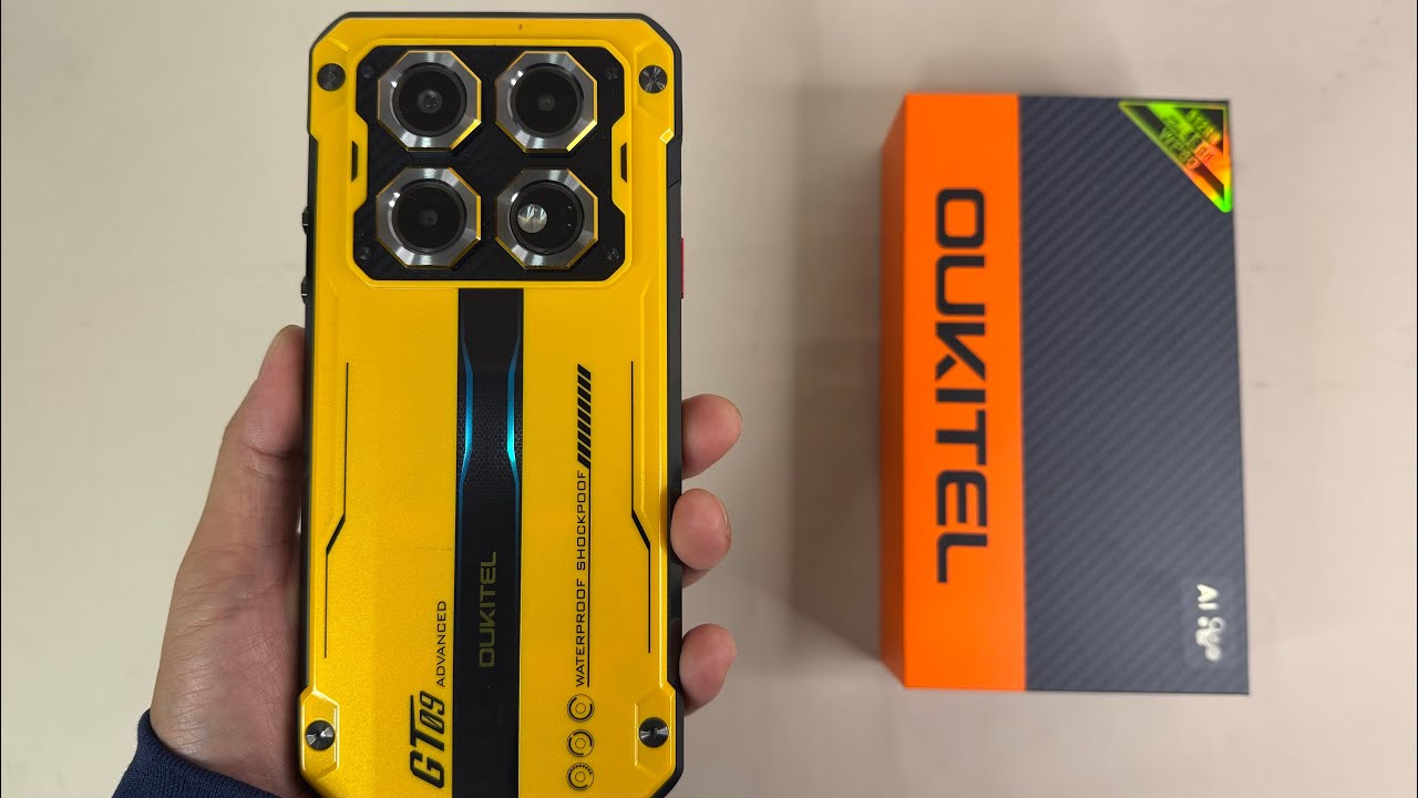 Oukitel WP60 Mecha Style Bumblebee Rugged Phone Quick Unboxing