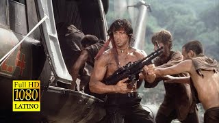 Rambo 2 final - LATINO - Volviendo a casa con los prisioneros - FULL HD Resimi