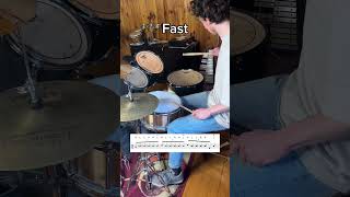 Drum chops of the day🥁#drums #drumchops #drummerworld #drummer #drumfills #барабаны  #drumlessons
