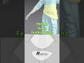 3 Simple Tricks for PERFECT Fabric Folds 🧵 (Marvelous Designer) #3dart #marvelousdesigner #shorts