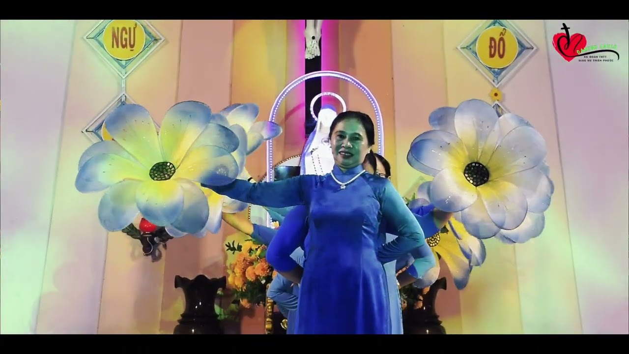 CỬ ĐIỆU : Tiến Hoa Dâng Mẹ Kiệu Dức Mẹ 2025 tại Giáo Xứ Thiên Phước 