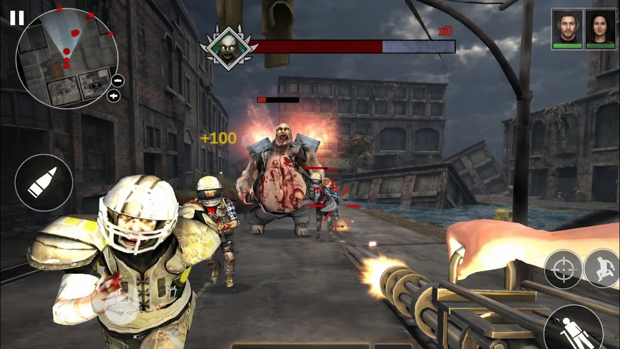 Boss Fight + Squad Attack 🧟‍♂️🔥#zombie 