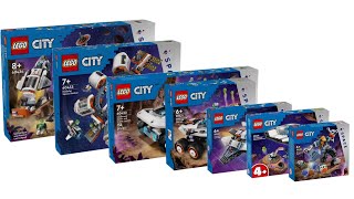 All LEGO City Space sets January 2024 Compilation/Collection Speed Build