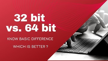 32 bit vs 64 bit Operating System | Processor |  Difference