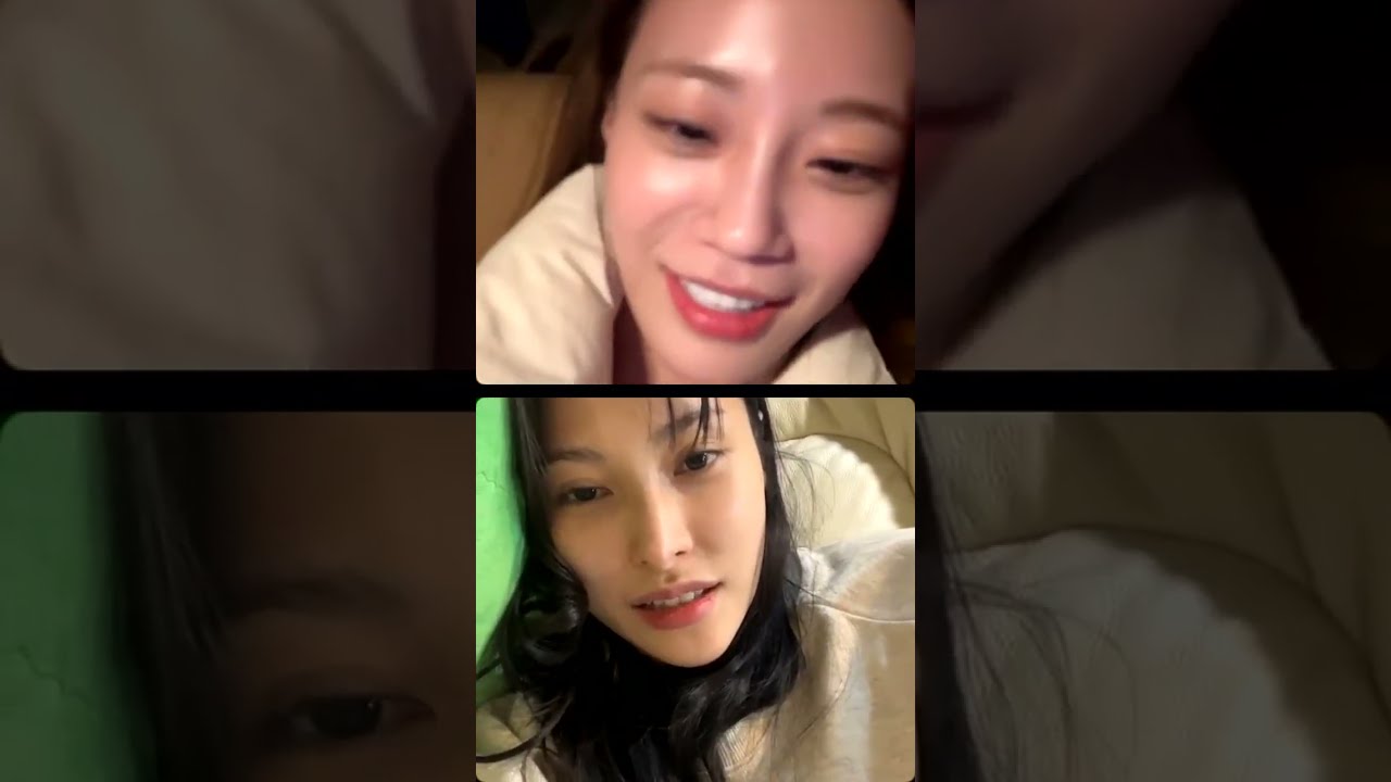 230329 카라 허영지,규리 합동 인스타라이브 KARA YOUNGJI,GYURI instaLive