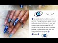Gel X Nails Start to Finish | 🧿Evil Eye Nails | I am Protected